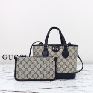 Gucci Beige GG Canvas Tote